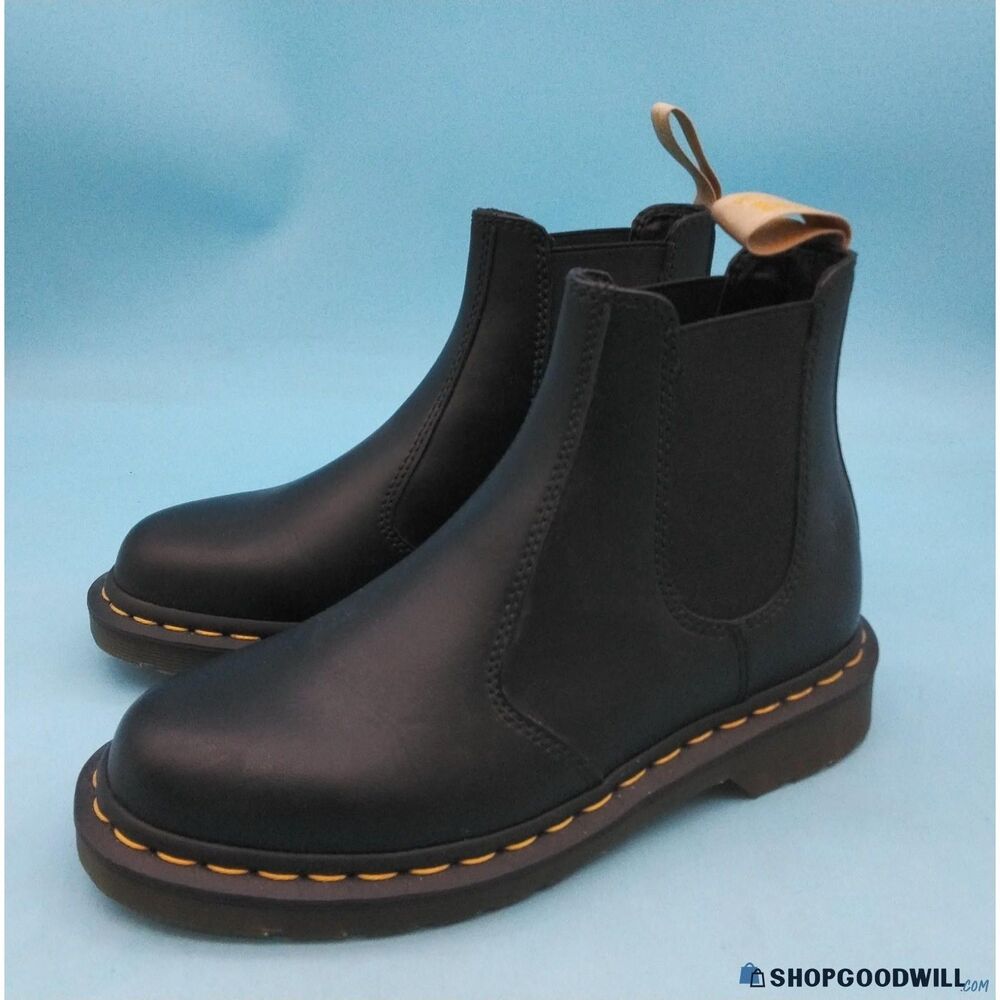 Dr. Martens Black Vegan 2976 Chelsea Boots Women's Size 7 - Picture 4 of 6